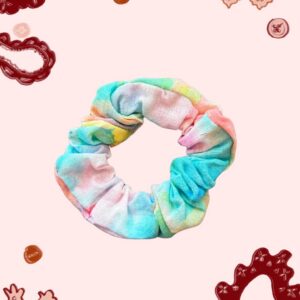 Mała gumka do włosów scrunchie