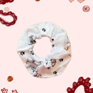 Mała gumka do włosów scrunchie