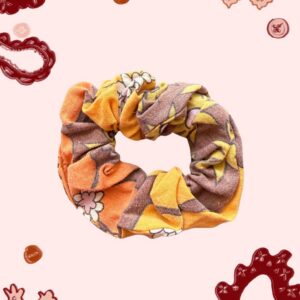 Mała gumka do włosów scrunchie