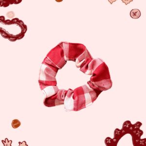 Mała gumka do włosów scrunchie