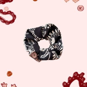 Mała gumka do włosów scrunchie