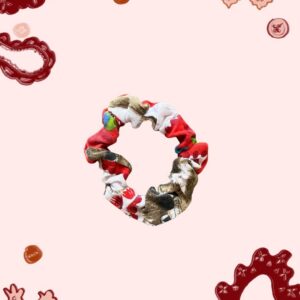 Mała gumka do włosów scrunchie