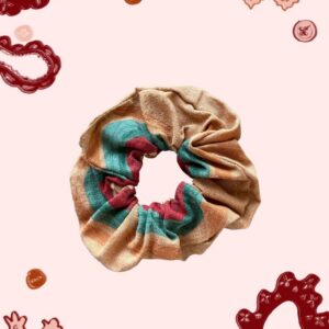 Duża gumka do włosów scrunchie
